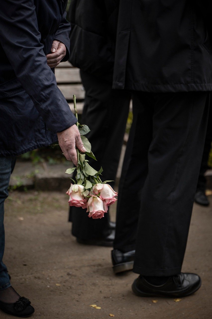 grief, rose, white, fall, funeral, rose flower, farewell, sorrow